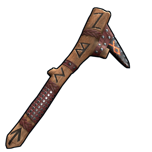 Ancient Runic Pick Axe