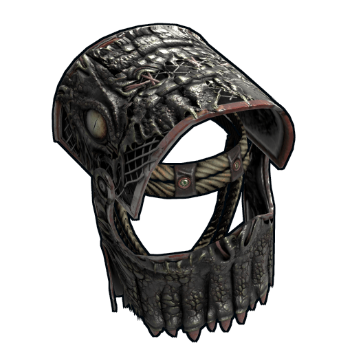 Black Alligator Helmet
