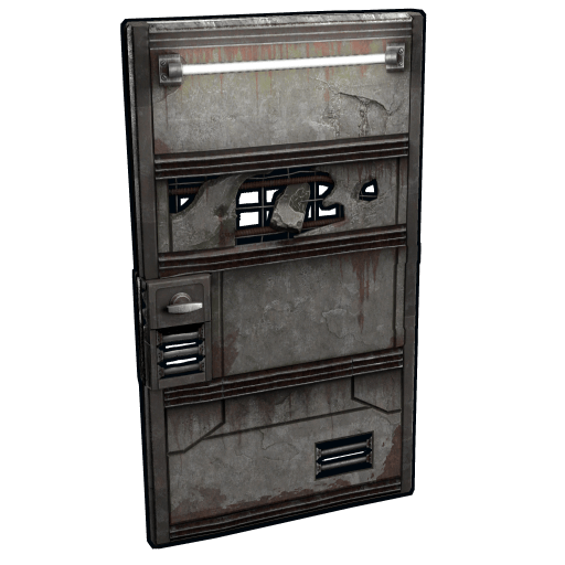 Brutalist Sheet Metal Door