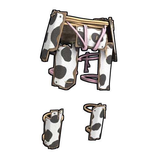 Cow Moo Flage Wood Armor Pants
