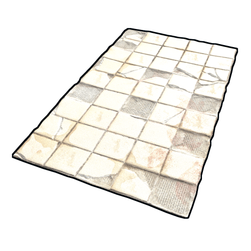 Damaged Tiles Rug