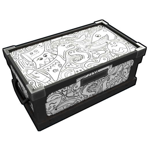 Doodle Large Wooden Box
