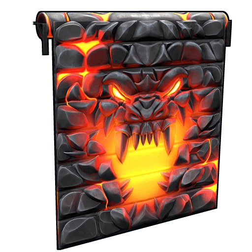 Dragon Horn Garage Door