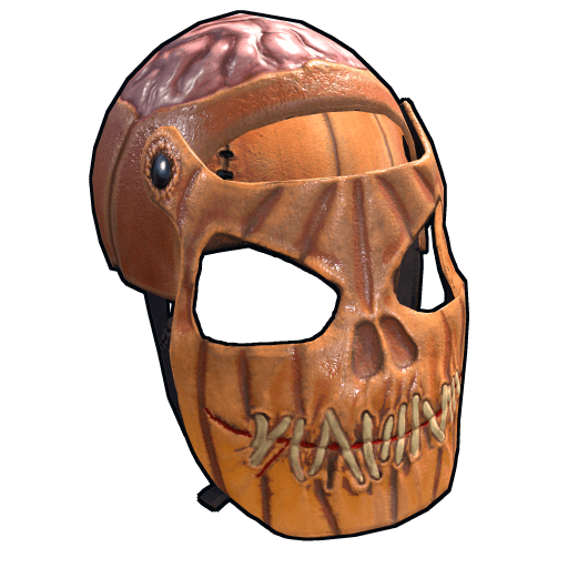 Evil Pumpkin Facemask