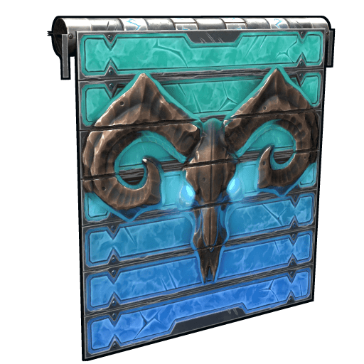 Glacial Visage Garage Door