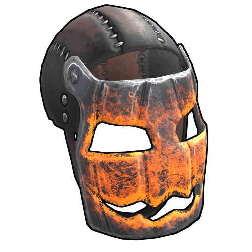 Glowing Metal Pumpkin Mask
