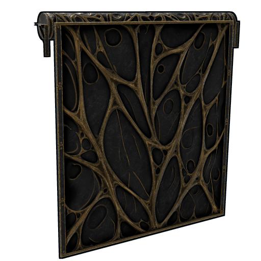 Golden Veins Garage Door
