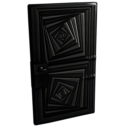 Hypnotic Steel Door