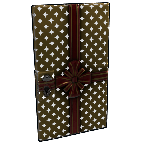 Large Present Sheet Metal Door