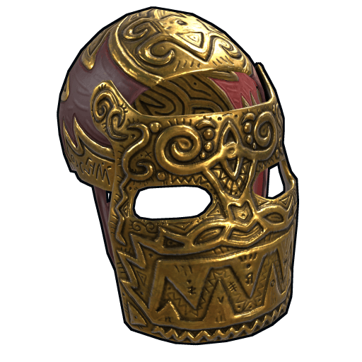 Legendary Gold Facemask