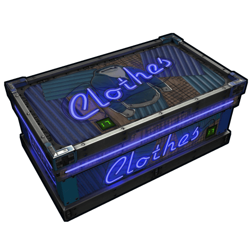 Neon Clothes Storage