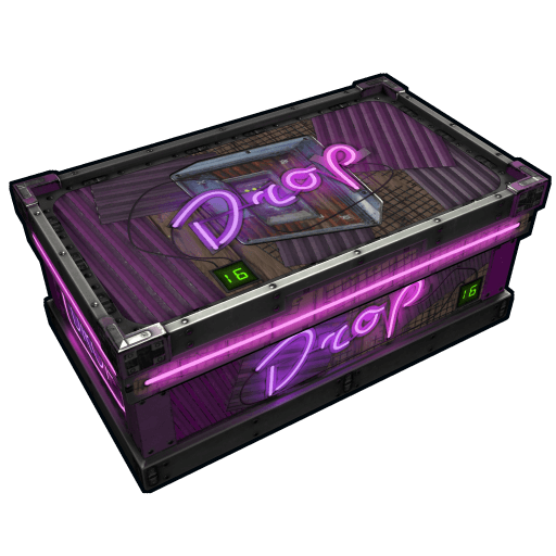 Neon Drop Box Storage