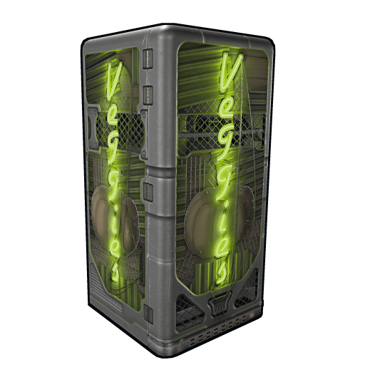 Neon Veggies Fridge