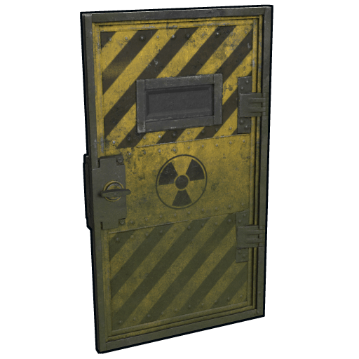 Radioactive Armored Door