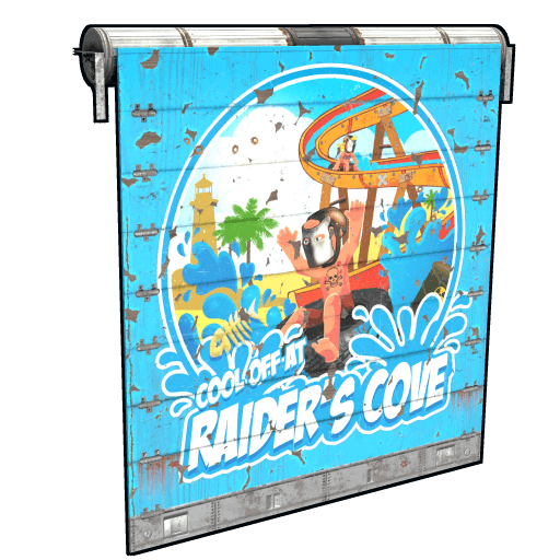 Raider's Cove Garage Door