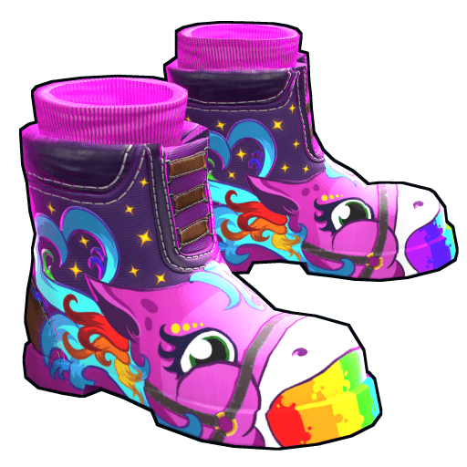 Rainbow Pony Boots