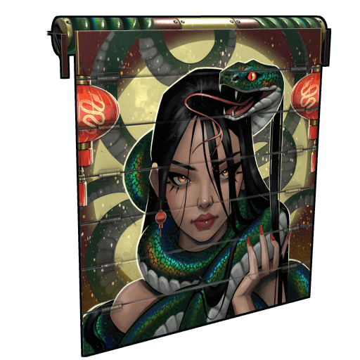 Snake Lord Garage Door