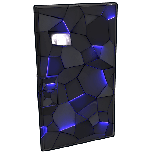 Ultramarine Metal Door