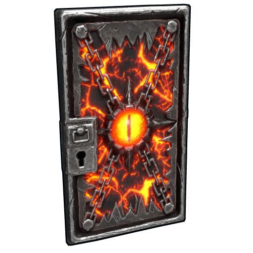 Watcher of Doom Metal Door
